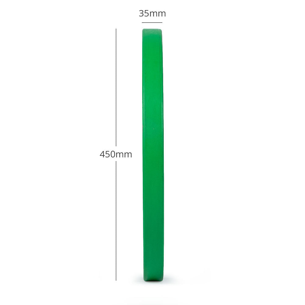KG Elite Color Olympic Bumper Plates | 10 KG Pair Detail 2