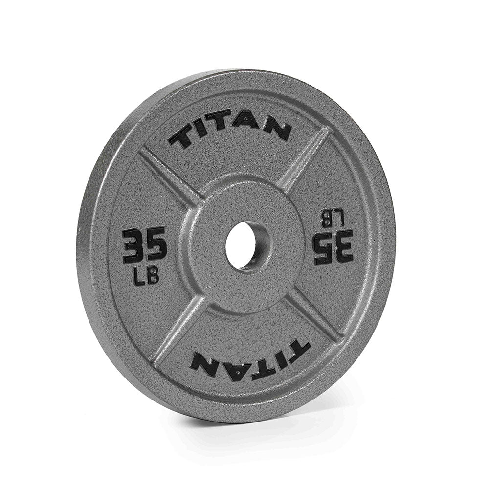LB Cast Iron Olympic Plates | 35 LB Single