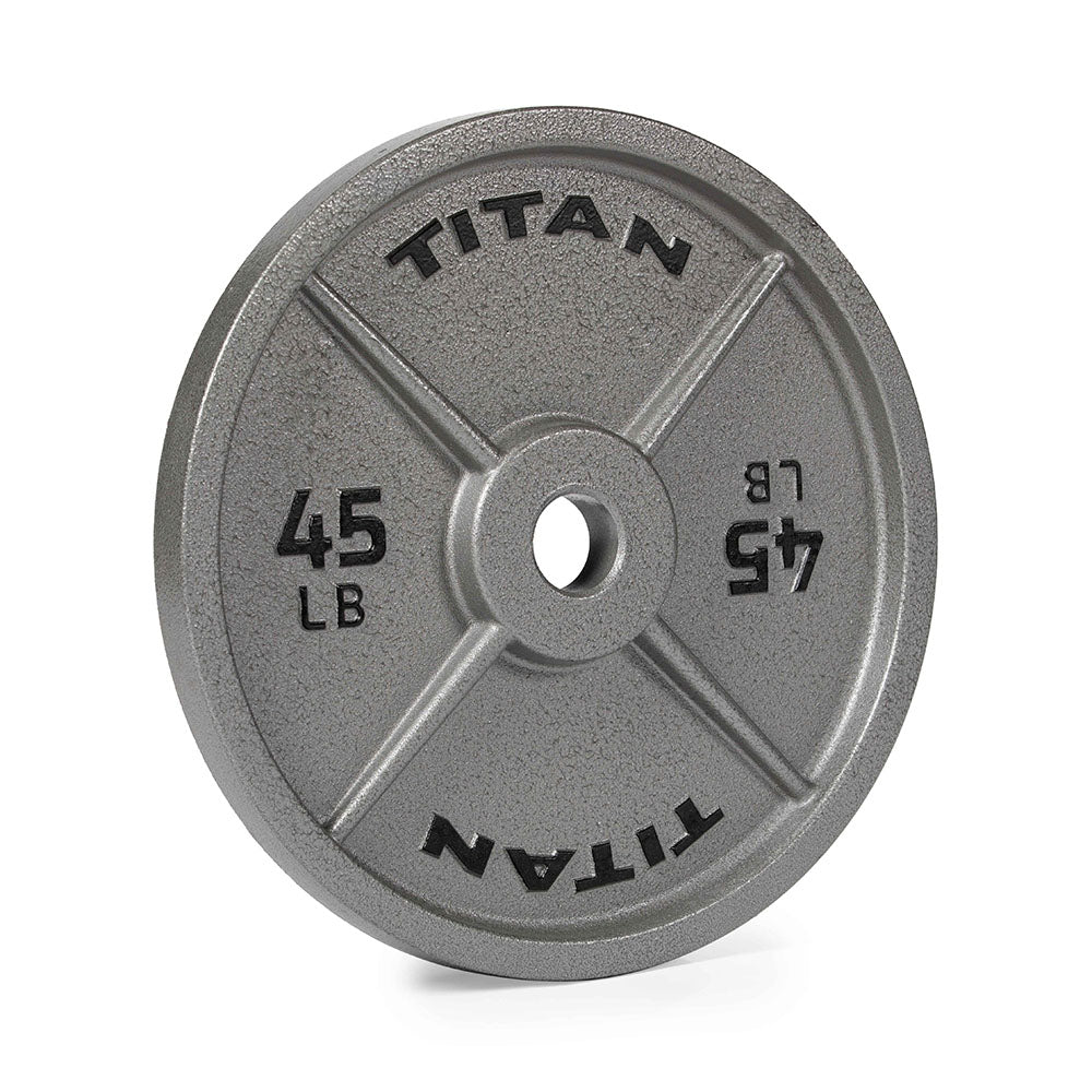 LB Cast Iron Olympic Plates | 45 LB Single