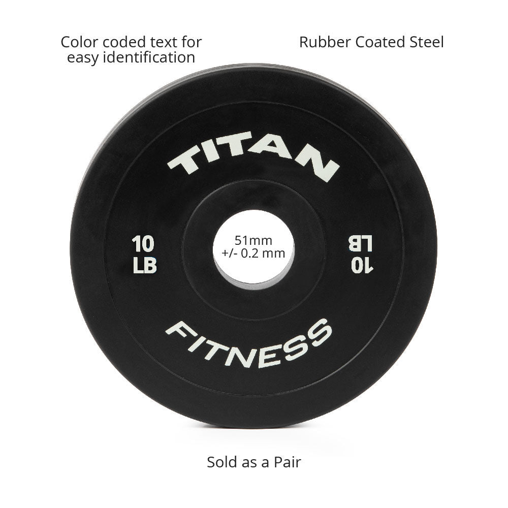 LB Black Change Plates | 10 LB Pair Detail