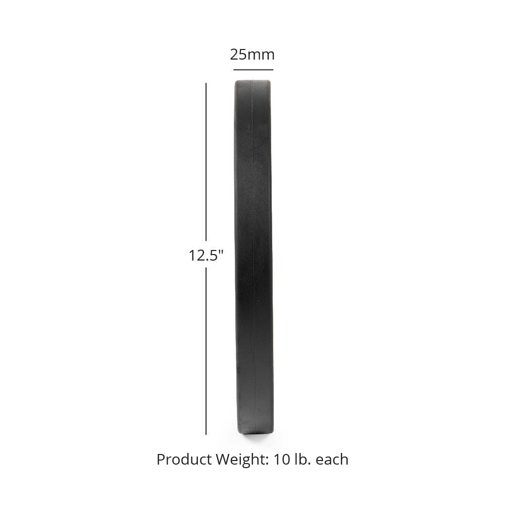 LB Black Change Plates | 10 LB Pair Detail 2