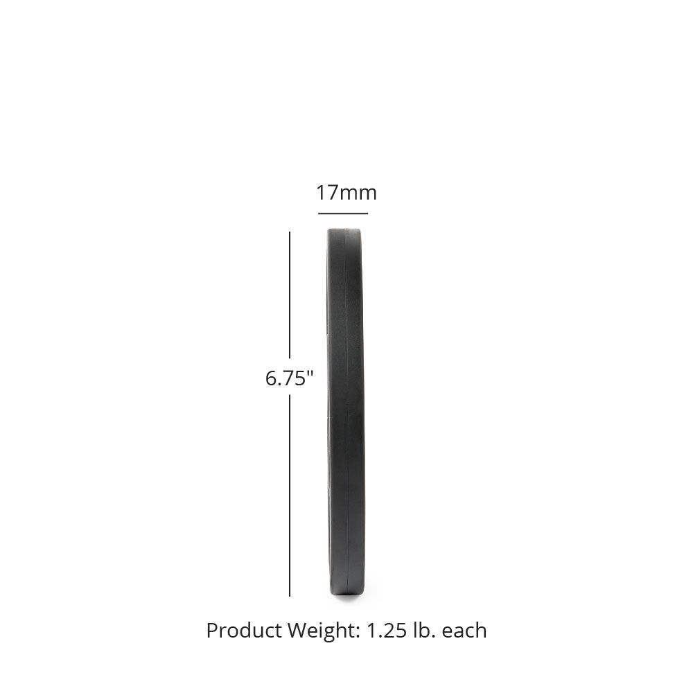 LB Black Change Plates | 1.25 LB Pair Detail 2