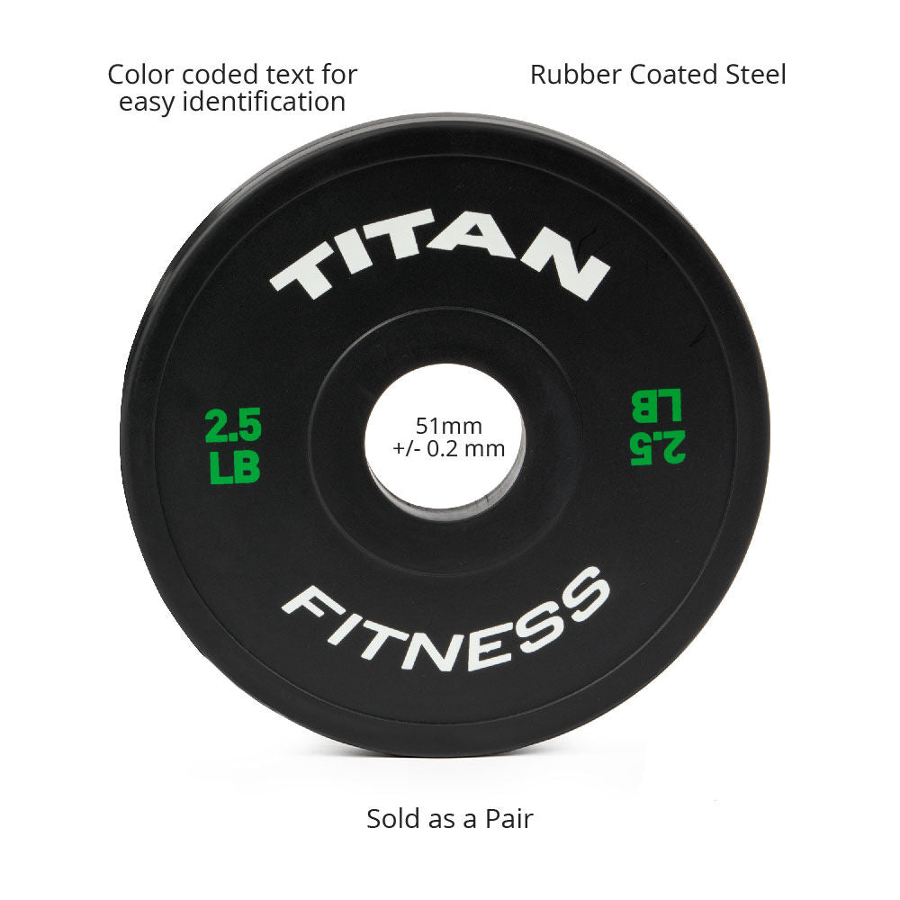 LB Black Change Plates | 2.5 LB Pair Detail