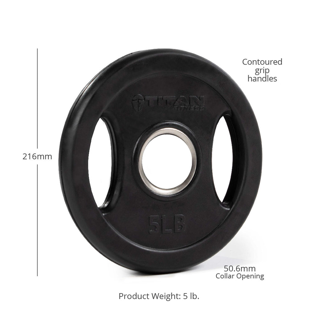 LB Black Grip Plates | 5 LB
