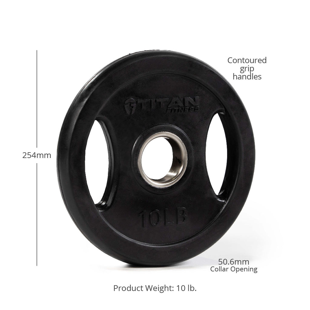 LB Black Grip Plates | 10 LB