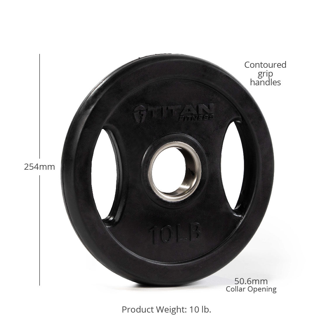 LB Black Grip Plates | 10 LB