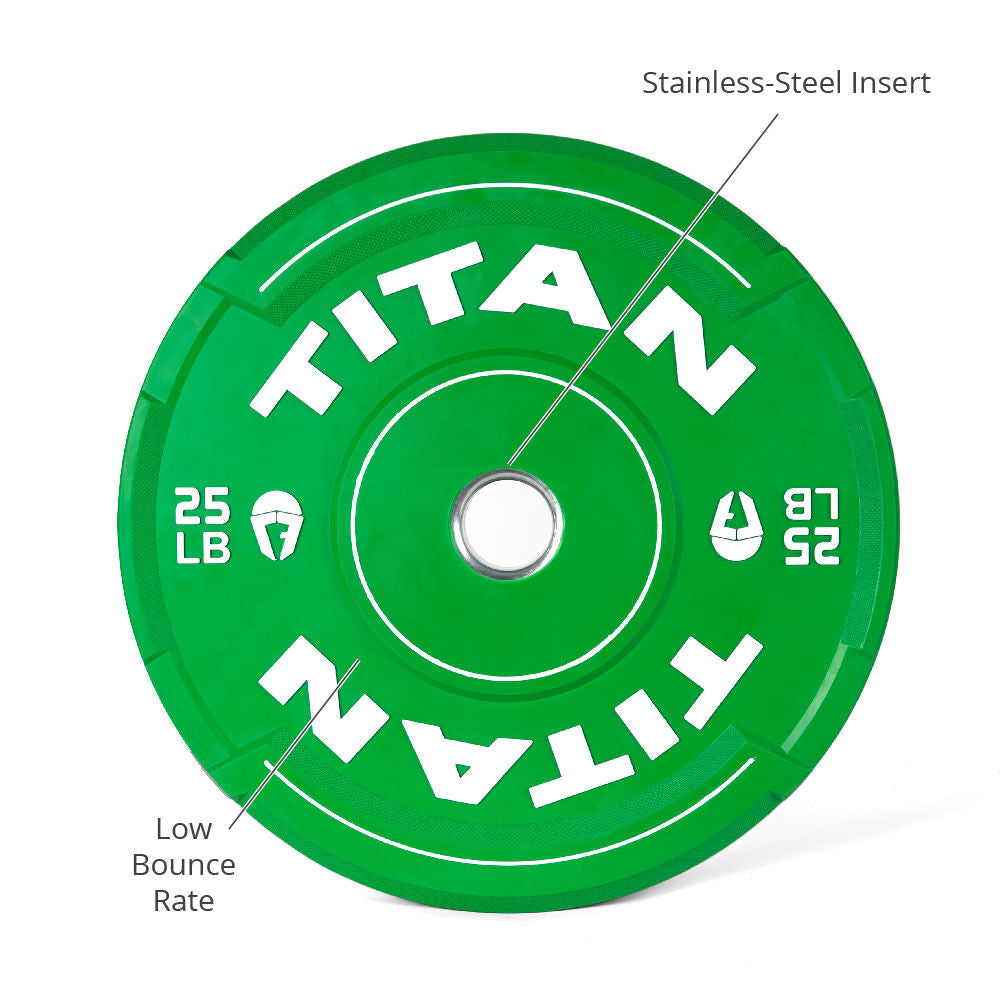 EZ-Grip Color Bumper Plates | 25 LB Detail