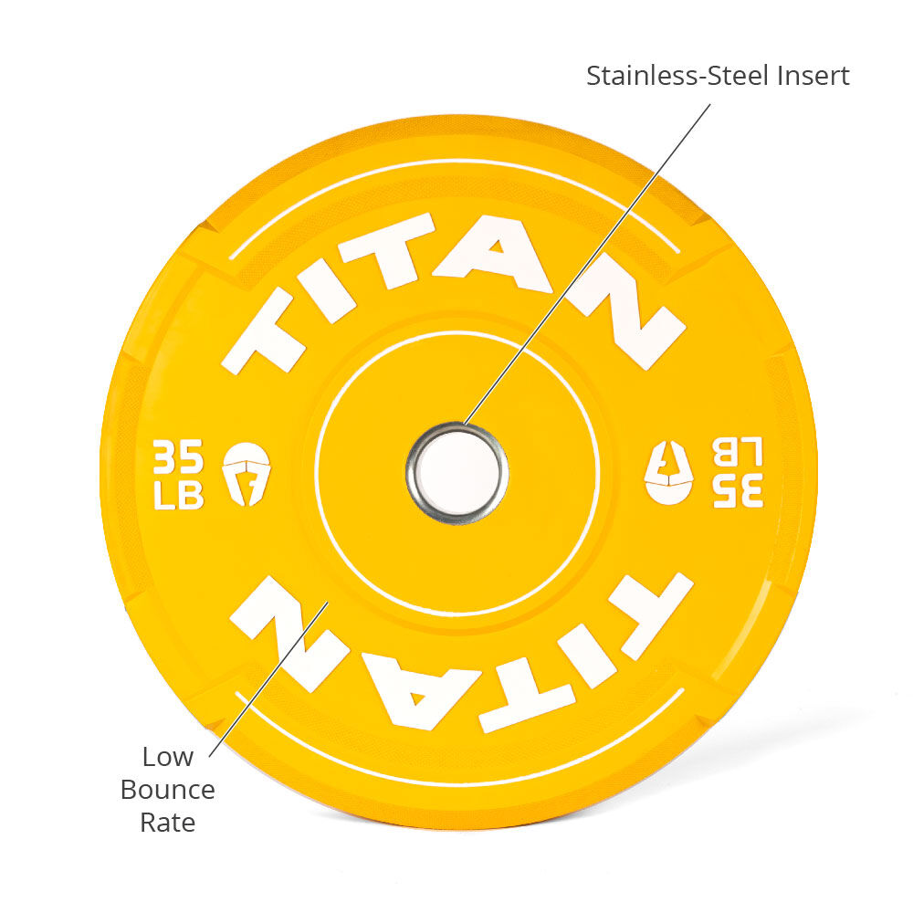 EZ-Grip Color Bumper Plates | 35 LB Detail