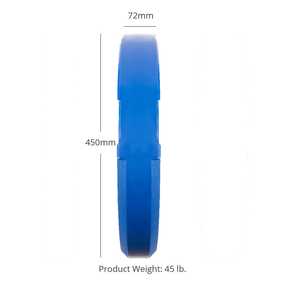 EZ-Grip Color Bumper Plates | 45 LB Detail 2
