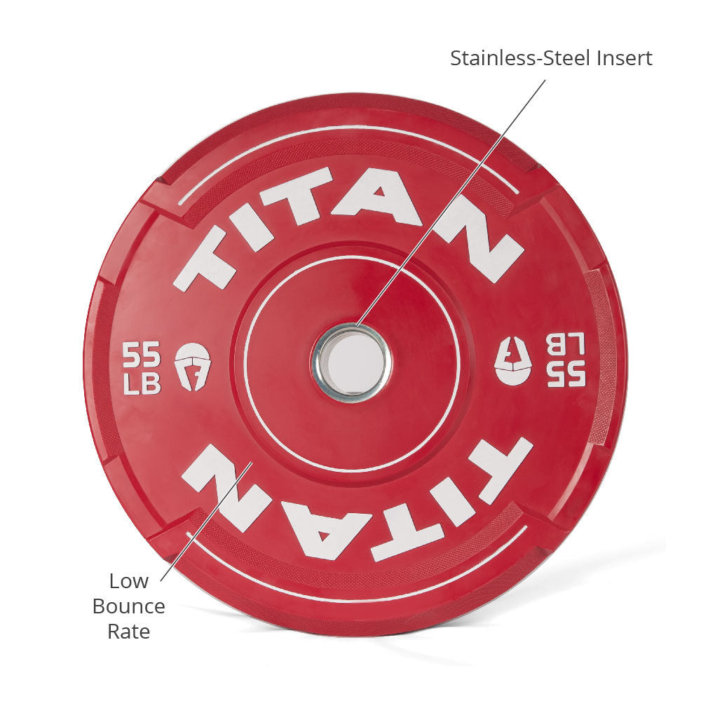 EZ-Grip Color Bumper Plates | 55 LB Detail