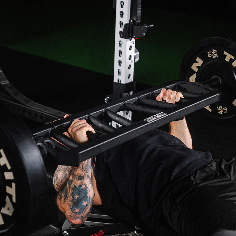 Angled Multi-Grip Barbell