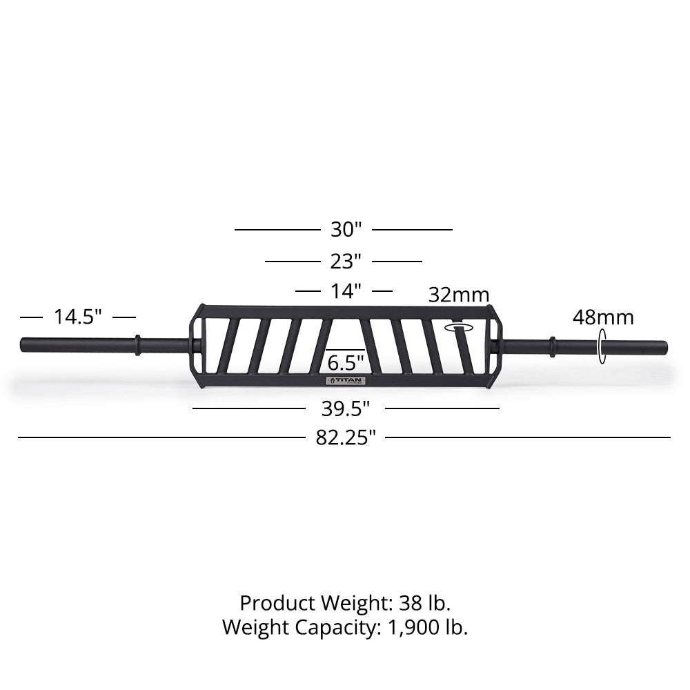 Angled Multi-Grip Barbell