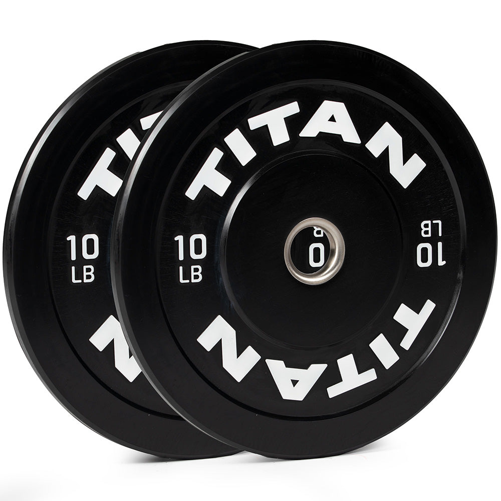 LB Economy Black Bumper Plates | 10 LB