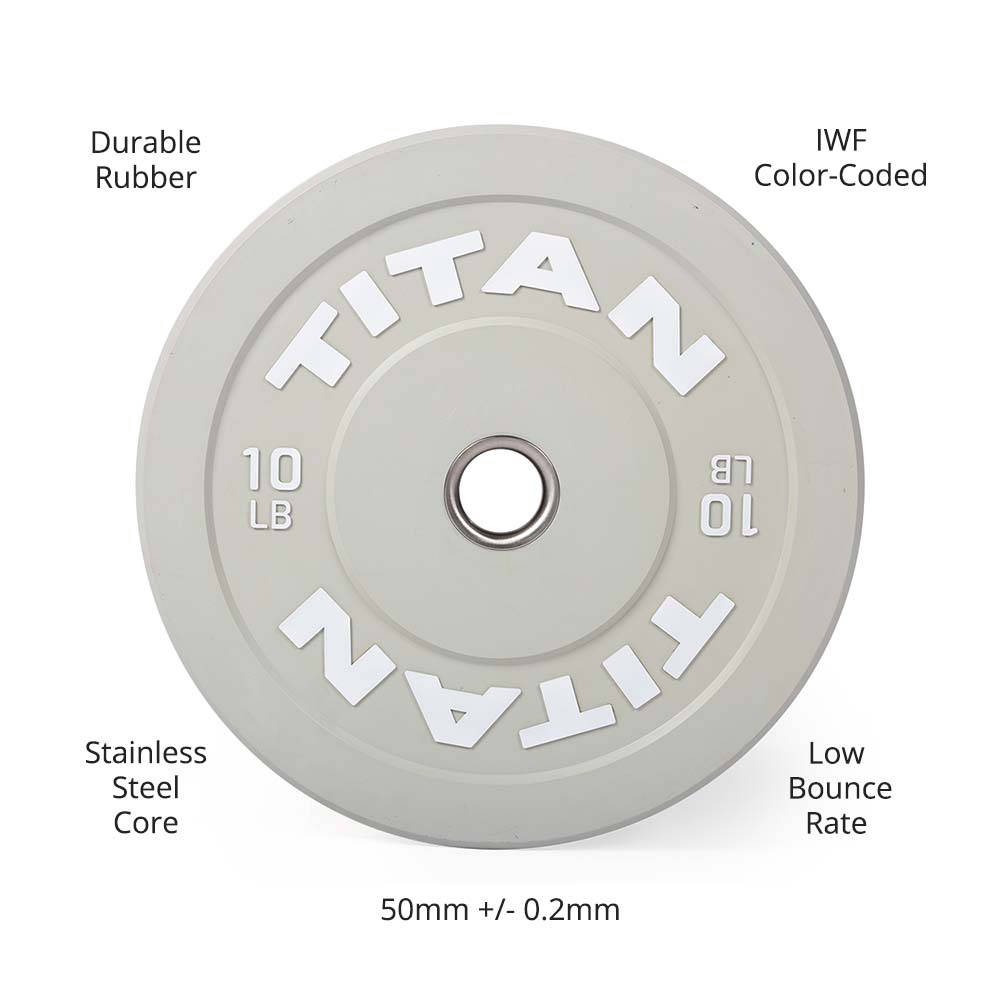 LB Economy Color Bumper Plates | 10 LB Detail 3