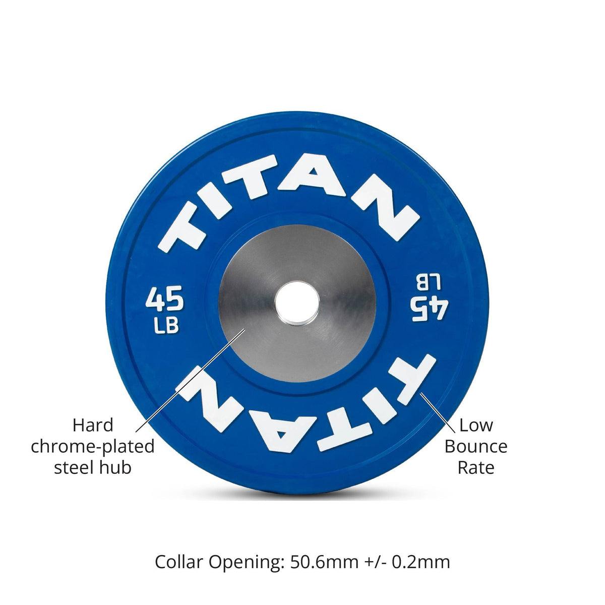 LB Elite Color Competition Plates | 45 LB Detail