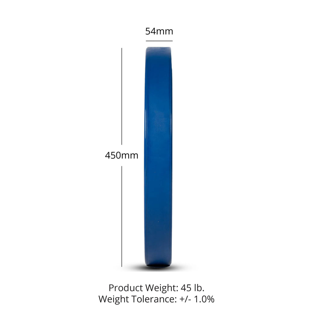 LB Elite Color Competition Plates | 45 LB Detail 2