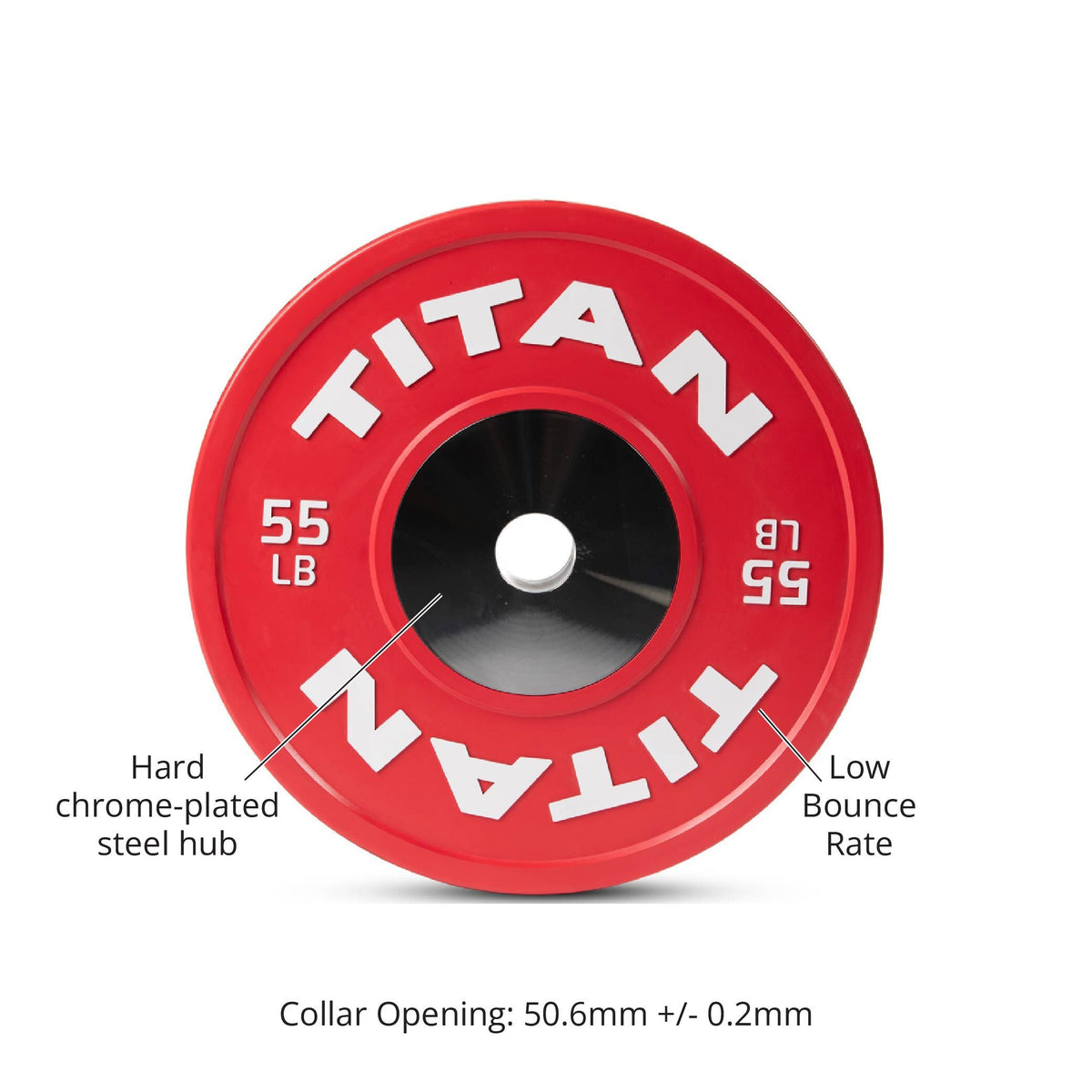 LB Elite Color Competition Plates | 55 LB Detail