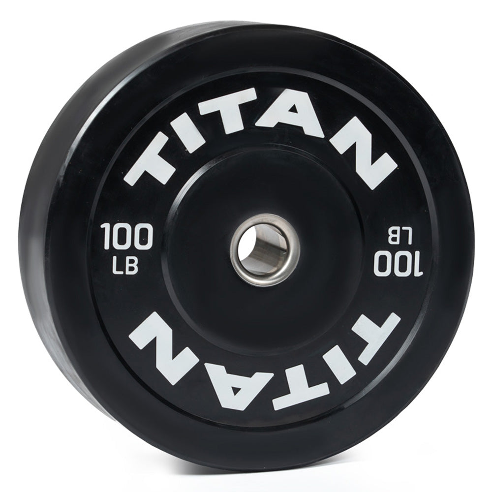LB Economy Black Bumper Plates | 100 LB