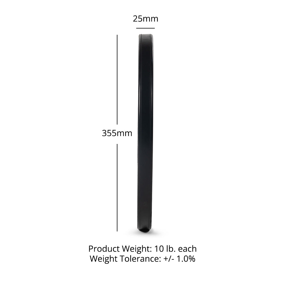 LB Elite Competition Plates | 10 LB Detail 2