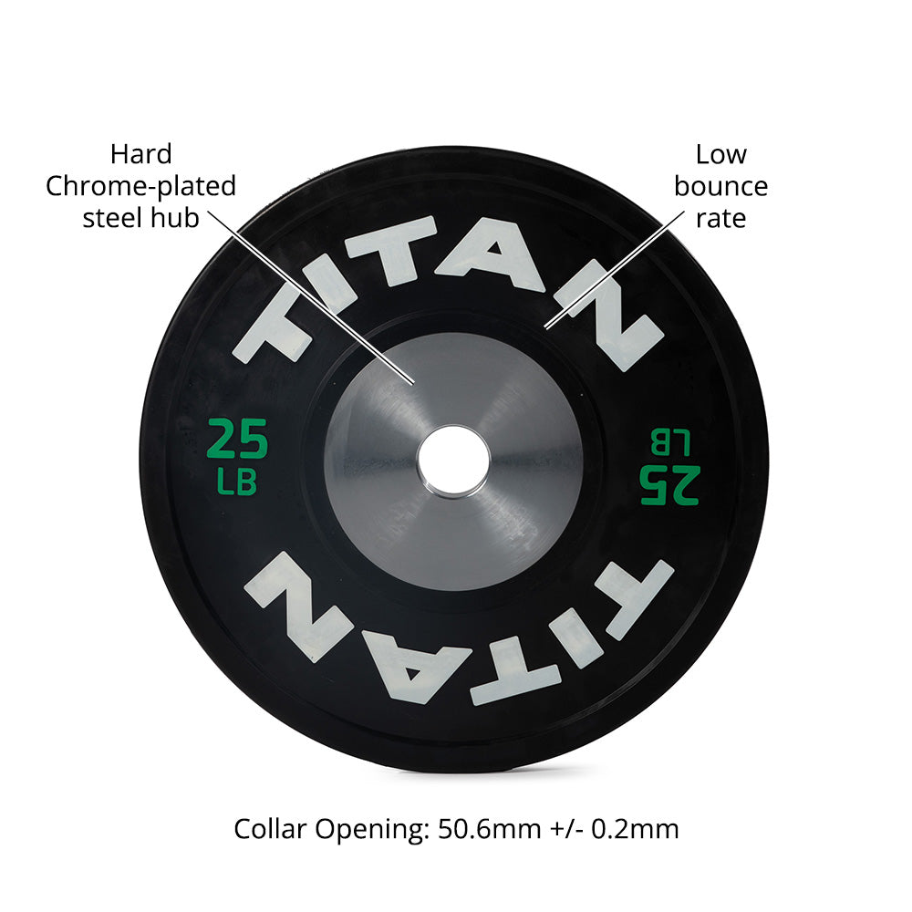 LB Elite Competition Plates | 25 LB Detail
