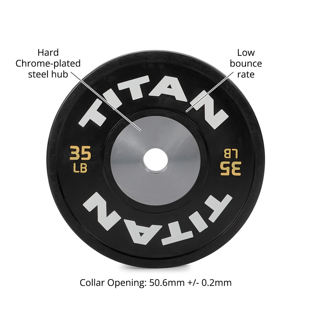LB Elite Competition Plates | 35 LB Detail