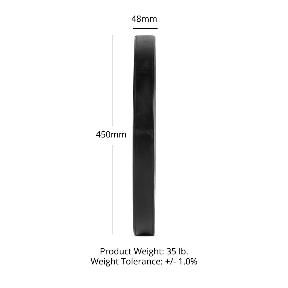 LB Elite Competition Plates | 35 LB Detail 2